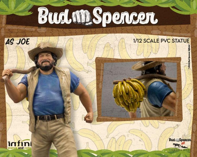 Infinite - Bud Spencer "As Joe" 1/12 Banana Joe - Pvc Statue Figure Statuetta