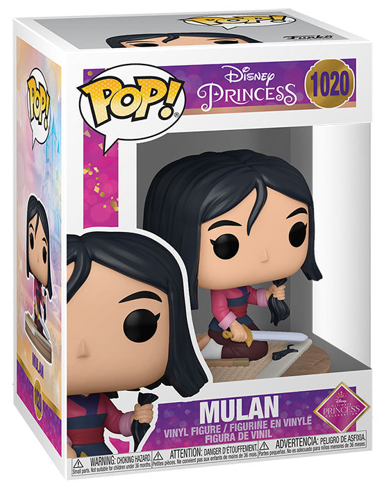 Funko Pop ! Disney Princess - (1020) Mulan Vinyl Figure 9Cm Principessa Disney