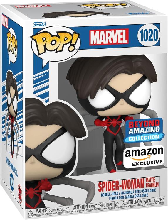 Funko Pop ! Marvel (1020) Spider-Woman (Mattie Franklin) Vinyl Figure 9Cm