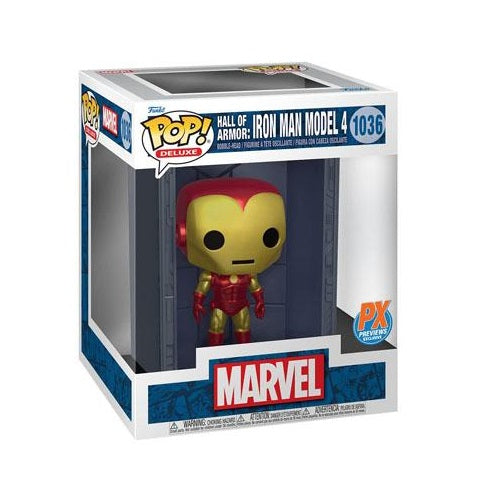 Funko Pop! Deluxe - Marvel Hall Of Armor: Iron Man Model 4 (1036) Figure Px 15Cm