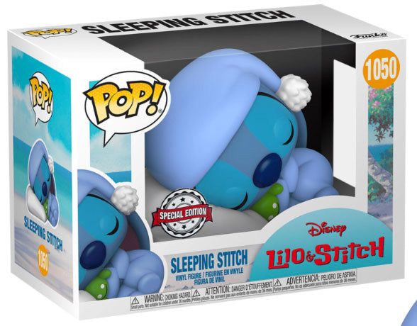 Funko Pop ! Disney Lilo & Stitch - (1050) Stitch Sleeping Special Edition Figure