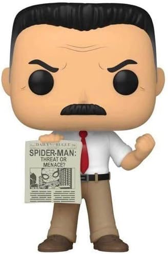 Funko Pop ! Marvel Spider-Man (1020) J. Jonah Jameson Vinyl Figure 9Cm