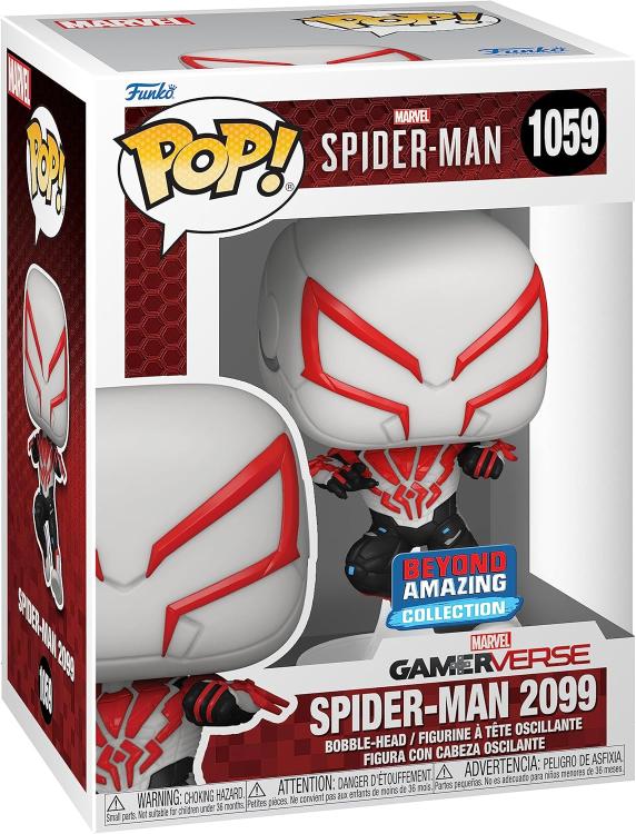 Funko Pop ! Games Marvel Spider-Man Gamereverse (1059) Spiderman-2099 Figure