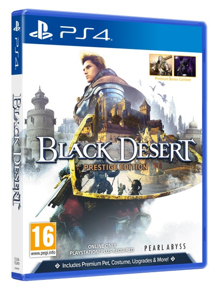 BLACK DESERT PRESTIGE EDITION PS4 GIOCO ITALIANO NUOVO PLAY STATION 4 VIDEOGIOCO