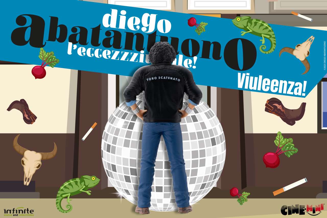 Infinite - Diego Abatantuono Viulenza! Cine-mini Figure Statua Statuetta Pvc 10Cm