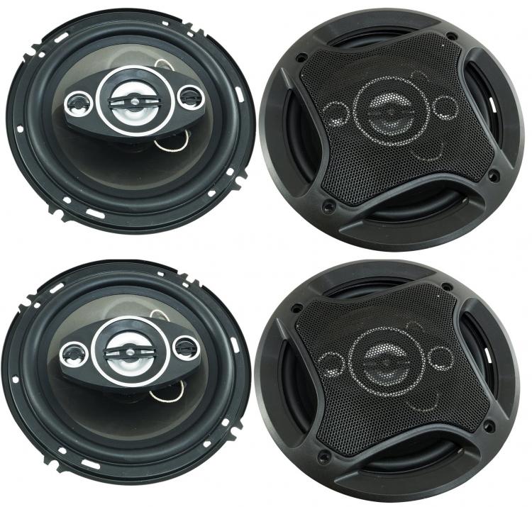 COPPIA CASSE ALTOPARLANTI AUTORADIO AUTO SPEAKER WOOFER STEREO 2 VIE 250W 10CM