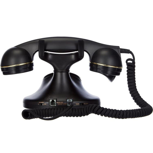 BRONDI TELEFONO FISSO VINTAGE 10 TAVOLO RETRO SUONERIA REGOLABILE FILO NERO