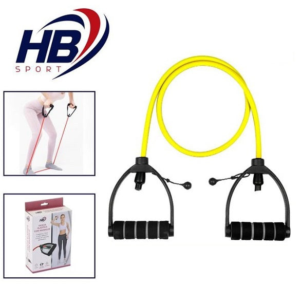 BANDA DI RESISTENZA FASCIA ELASTICA ESTENSORE CORDA FITNESS PILATES YOGA | 10KG