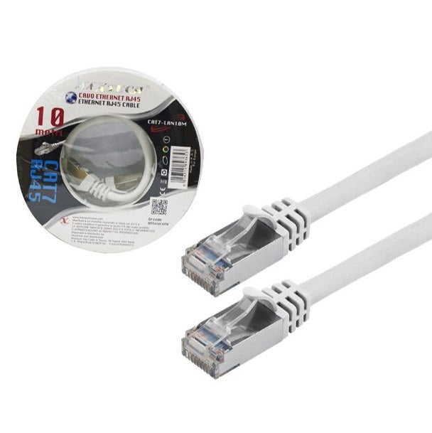 CAVO ETHERNET DI RETE LAN INTERNET RJ45 Cat7 10M METRI MODEM ROUTER INFORMATICA