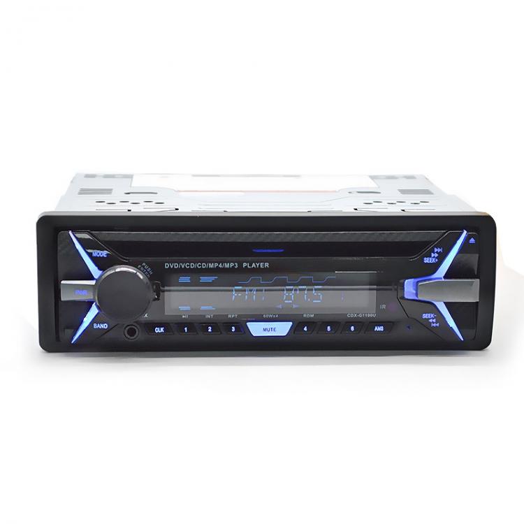 Stereo Auto Autoradio Cd Dvd Mp3 Mp4 Usb Aux Bluetooth 60W Frontalino Estraibile