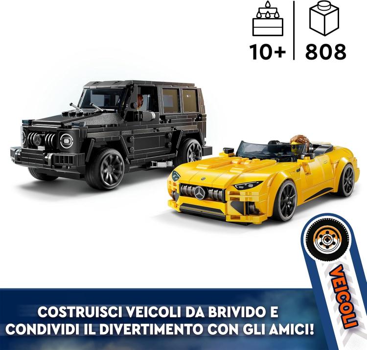 Lego 76924 - Speed Champions Mercedes-Amg G 63 E Mercedes-Amg Sl 63 (808 Pz)