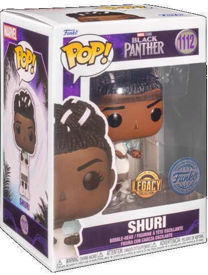 Funko Pop ! Marvel Black Panther (1112) Shuri Special Edition Figure Vinyl 9Cm
