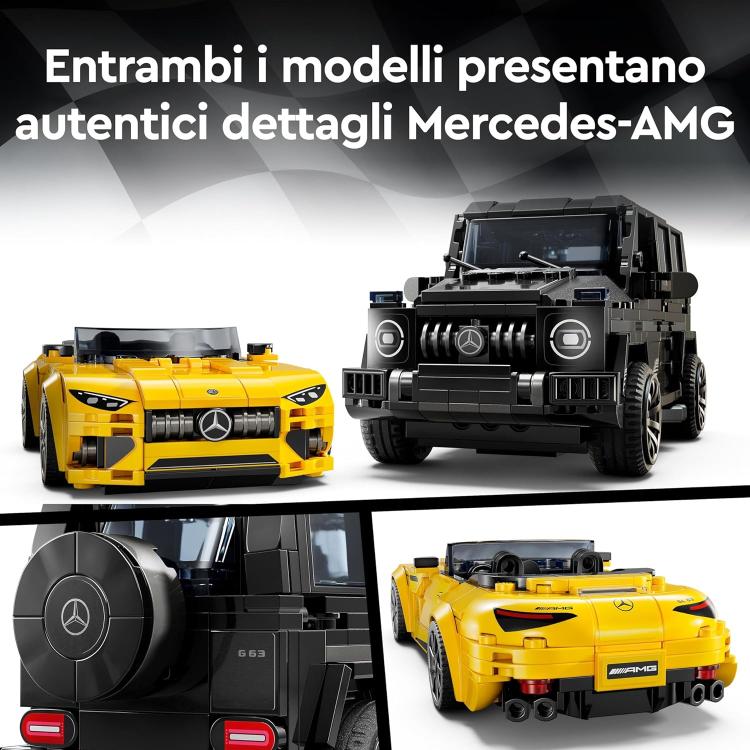 Lego 76924 - Speed Champions Mercedes-Amg G 63 E Mercedes-Amg Sl 63 (808 Pz)