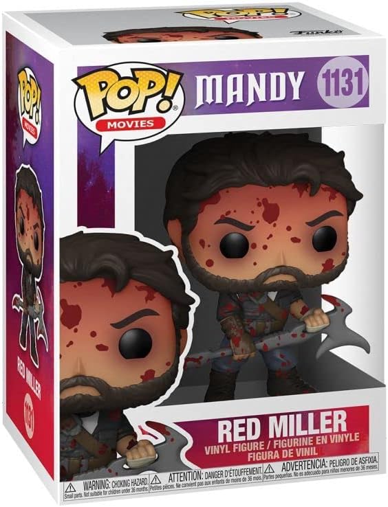 Funko Pop ! Movies Mandy (1131) Red Miller Vinil Figure 9Cm Blood In The Face