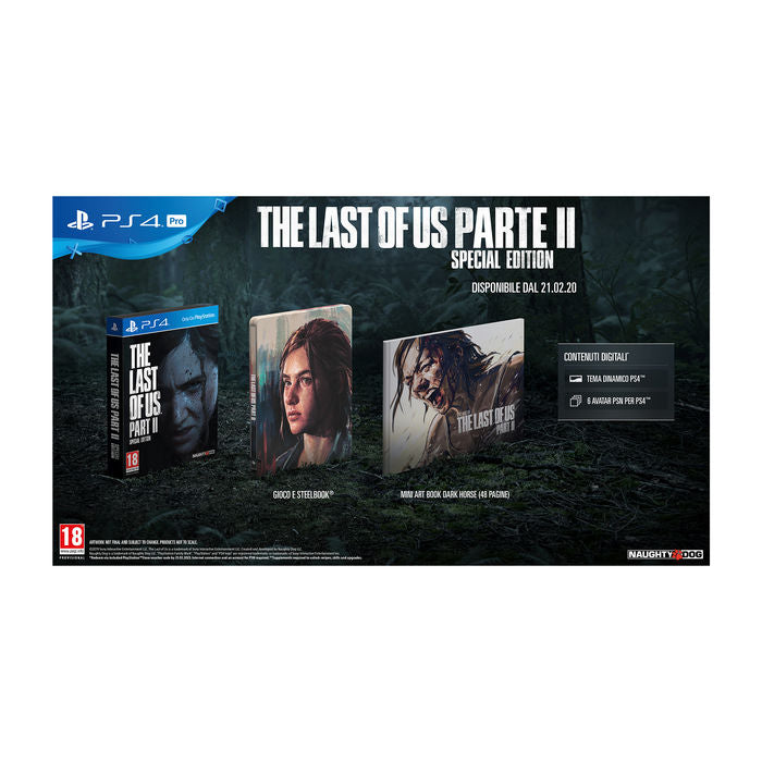 The Last Of Us Parte 2 Special Limited Edition Ps4 Italiano Play Station 4 Nuovo