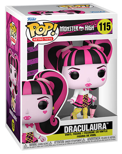 Funko Pop ! Retro Toys Monster High - (115) Draculaura Vinyl Figure 9Cm