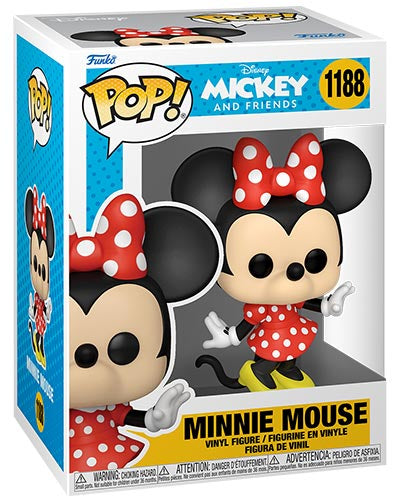 Funko Pop ! Disney Mickey & Friends - (1188) Minnie Mouse (Topolina) Figure 9Cm