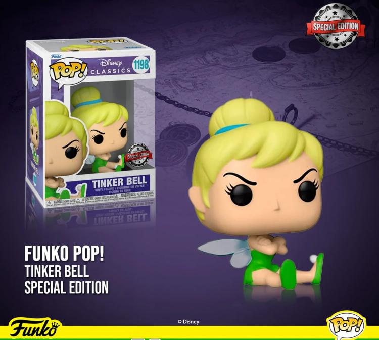 Funko Pop! Disney Classic (1198) Tinker Bell - Grumpy Trilly (Chase) Figure 9Cm