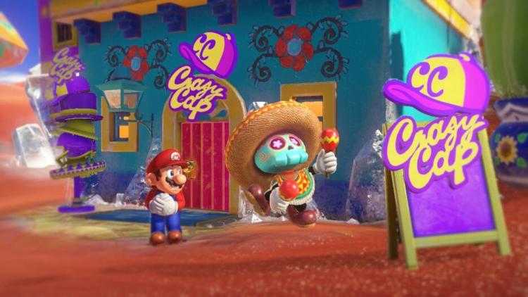 Super Mario Odyssey Nintendo Switch Videogioco Italiano Gioco Odissey Pal Nuovo