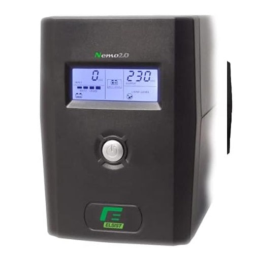 Elsist Nemo 2.0 65 Ups 650Va 330W Gruppo Di Continuita' Con Display E Software