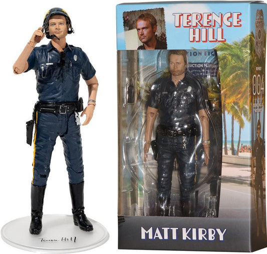 Terence Hill Action Figure  "I due superpiedi quasi piatti"  Matt Kirby 18 cm