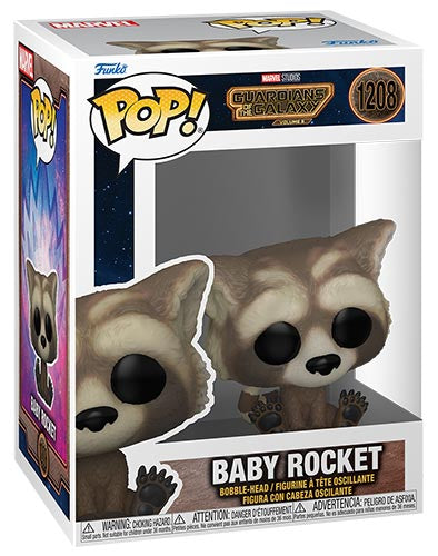 Funko Pop ! Marvel - The Guardians Of The Galaxy (1208) Baby Rocket Vinyl Figure
