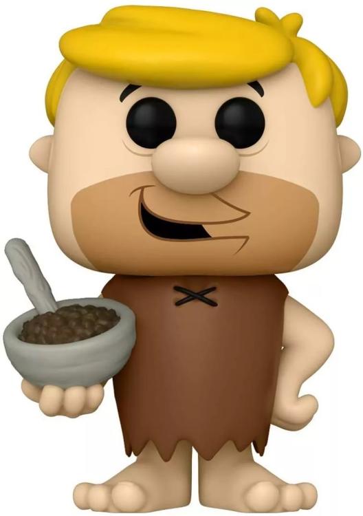 Funko Pop ! Ad Icons The Flintstones (120) Barney Rubble W/Cocoa Pebbles Figure