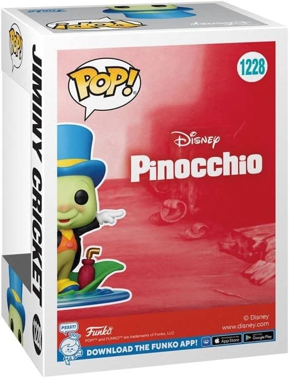 Funko Pop ! Disney Classics Pinocchio - (1228) Jiminy Cricket Grillo Parlante Ex