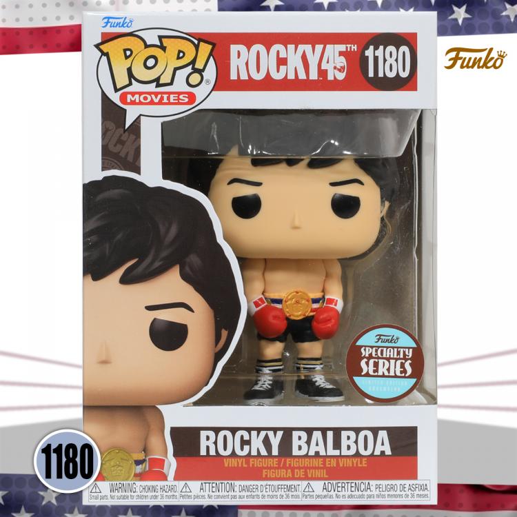 Funko Pop ! Movies Rocky 45Th - (1180) Rocky Gold Belt Specialty Series Limited
