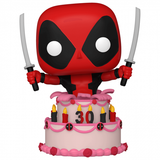 Funko Pop ! Marvel Deadpool 30Th - (776) - Deadpool In Cake Figure Con Torta 9Cm