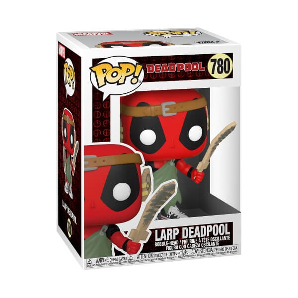 Funko Pop Marvel Deadpool 30Th - Nerd Larp Deadpool (780) Figure Converse Movie