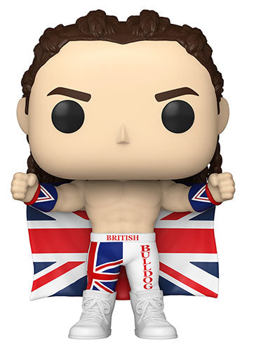 Funko Pop ! Wwe - (126) British Bulldog Wrestling Vinyl Figure 9Cm