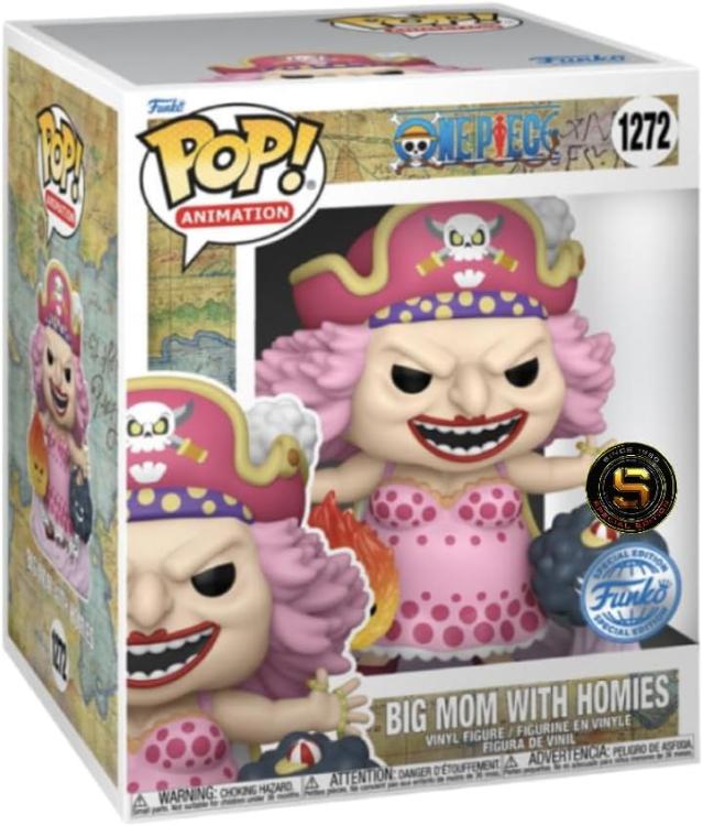 Funko Pop ! Animation - One Piece (1272) Big Mom W/Powers Vinyl Figure 9Cm Anime