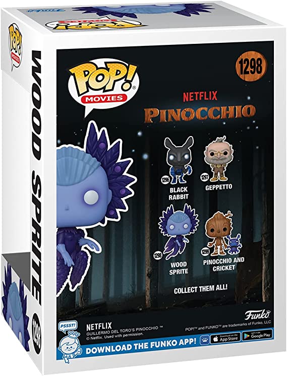 Funko Pop ! Movies: Pinocchio (Netflix) Wood Sprite (1298) Vinyl Action Figure