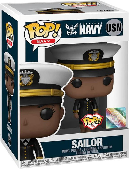 Funko Pop ! America'S Navy (Usn) Sailor Female 1° Capitano Donna Vinyl Figure