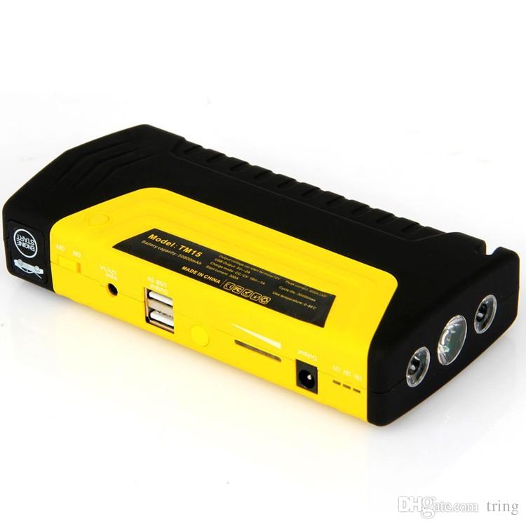 AVVIATORE PER AUTO BATTERIA DI EMERGENZA JUMP STARTER BOOSTER Caricabatterie 12V