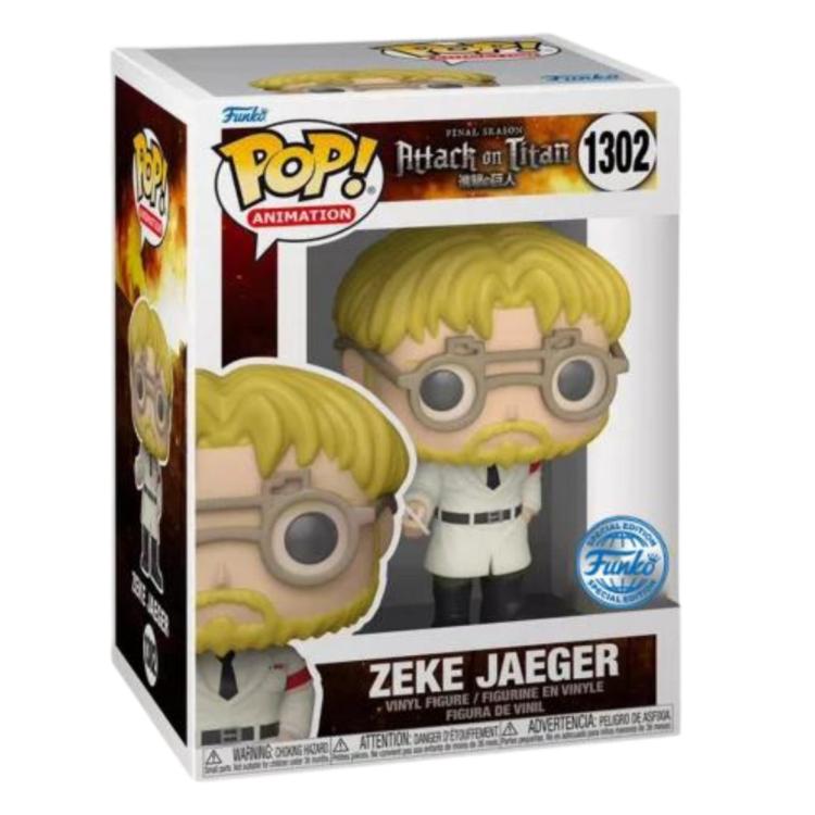 Funko Pop ! Animation - Attack On Titan - (1302) Zeke Jaeger Special Edition 9Cm