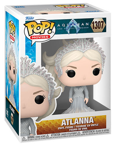 Funko Pop ! Movies Acquaman And The Lost Kingdom (1307) Atlanna Vinyl Figure 9Cm