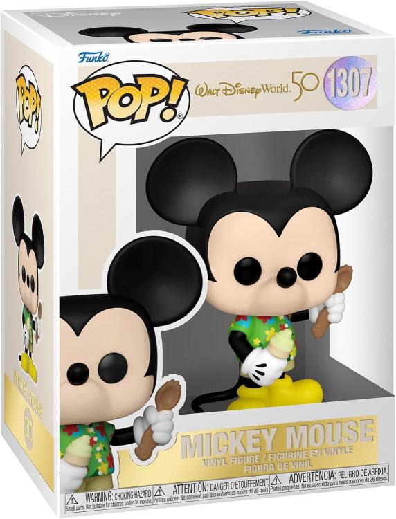 Funko Pop Walt Disney Wolrd 50 Anniversary (1251) Mickey Mouse Vinyl Figure 9Cm