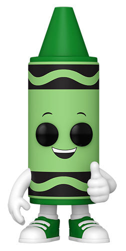 Funko Pop! Crayola (130) Crayon Green Vinyl Figure 9Cm Statuetta Da Collezione