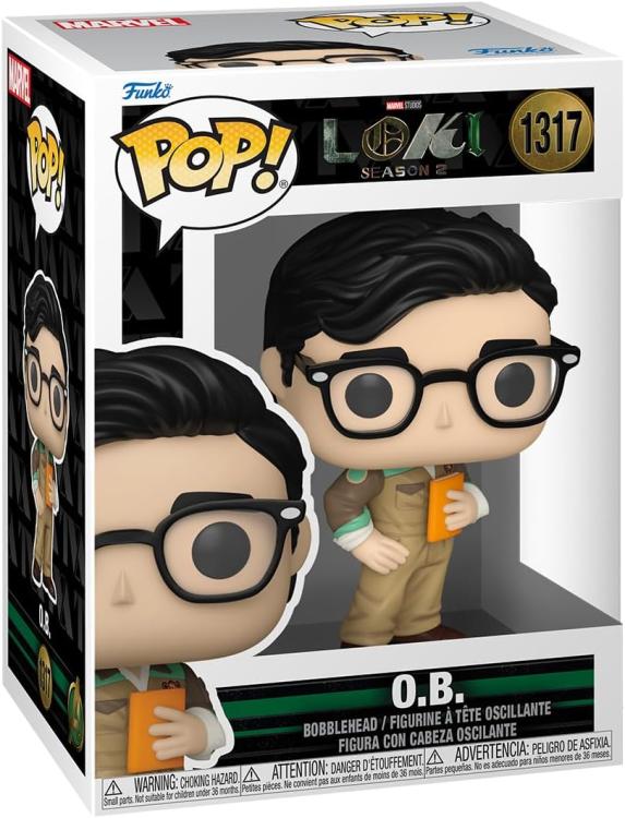 Funko Pop ! Marvel Loki (1317) O.B. Vinyl Figure 9Cm Serie Tv Disney+