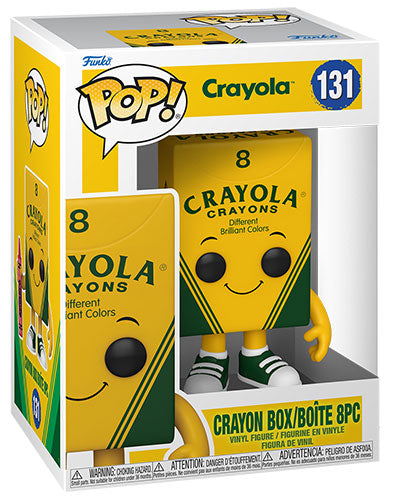 Funko Pop! Crayola (131) Crayon Box 8Pc Vinyl Figure 9Cm Statuetta Da Collezione