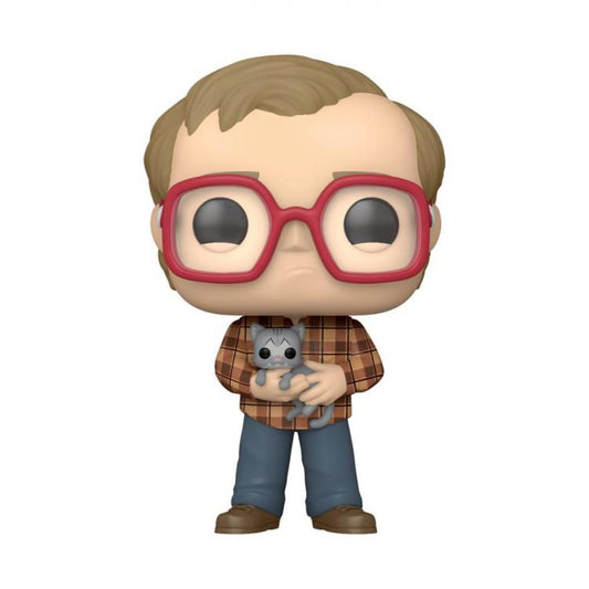 Funko Pop! Trailer Park Boys - (1323) Bubbles W/Cat Vinyl Figure 9Cm