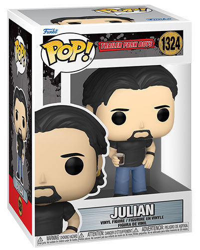 Funko Pop! Trailer Park Boys - (1324) Julian W/Drink Vinyl Figure 9Cm