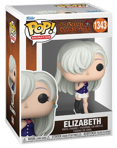 Funko Pop ! Animation Seven Deadly Sins (1343) Elizabeth Vinyl Figure 9Cm Anime