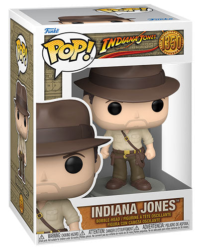 Funko Pop ! Movies - Indiana Jones - (1350) Indiana Jones Vinyl Figure 9Cm