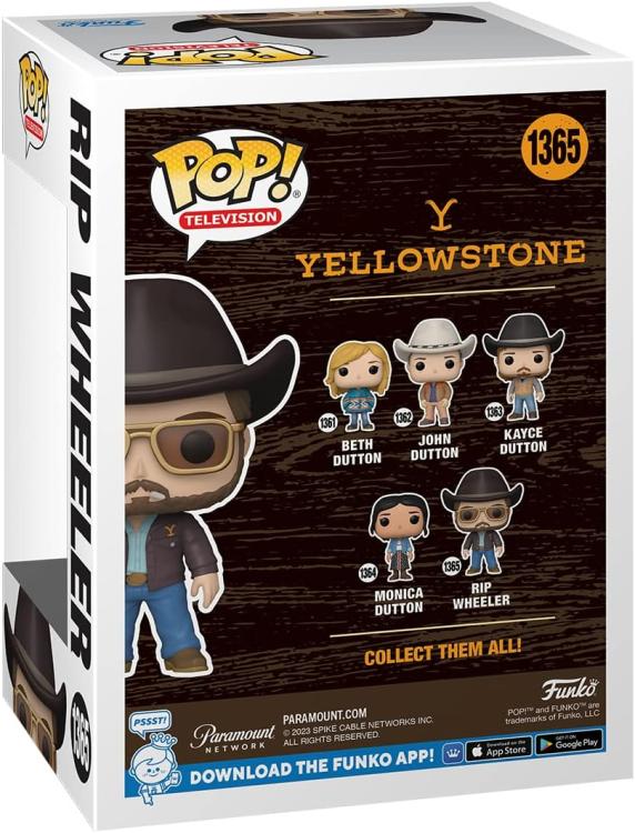 Funko Pop ! Television - Yellowstone : (1365) Rip Wheeler Vinyl Figure 9Cm Nuovo