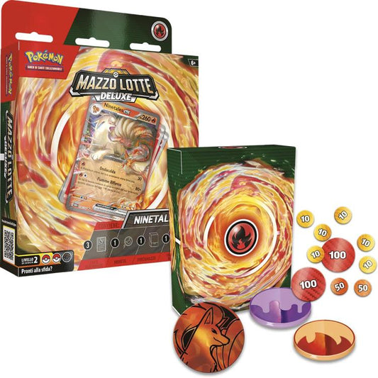 Pokémon - Mazzo Lotte Deluxe (Ninetales-Ex) Tcg Card Gioco Carte Collezione Ita