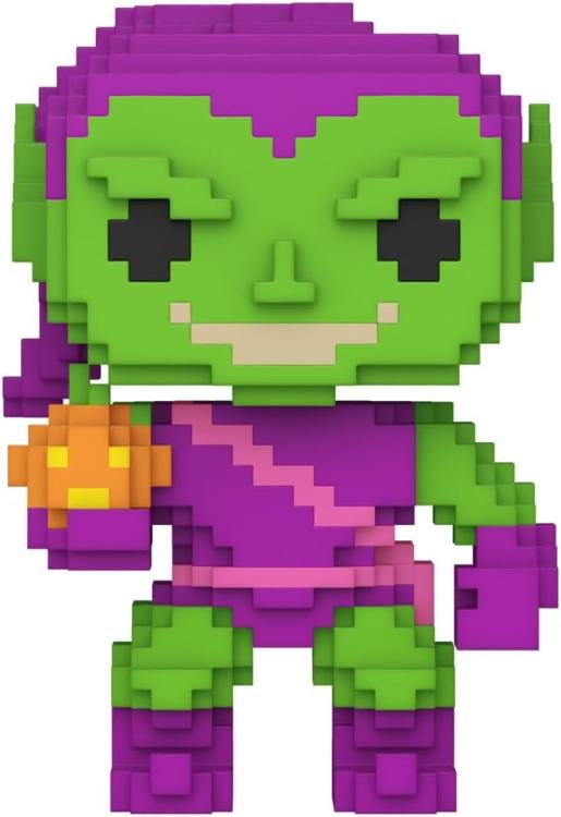 Funko Pop ! Marvel 8-Bit Spider-Man (1388) Green Goblin Vinyl Figure 9Cm