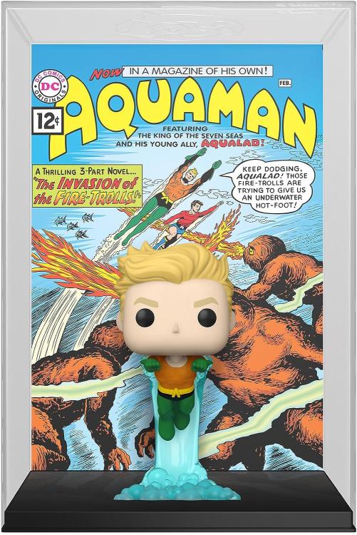 Funko Pop ! Comic Cover Dc - (13) Aquaman Vinyl Figure 9Cm Supereroe Nuovo